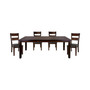 Leona 5pc Dining Set (Rectangular Dining Table & 4 Side Chairs)