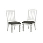 Cassie Antique White Side Chair (Set of 2)