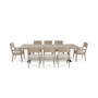 Solaria 9pc Dining Set (Rectangular Table, 6 Side Chairs, & 2 Arm Chairs)