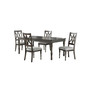 Linett 5-Pc Dining (Rectangular Table + 4 Side Chairs)