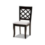 Daisy Modern and Contemporary Fabric Upholstered 5 Piece Dining Set