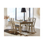 Sonora 5-pc. Dining Set (Rectangular Table + 4 X-Back Side Chairs)