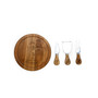 Disney's Beauty The Beast Acacia Brie Cheese Cutting Board Tools Set