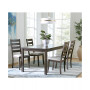 Max Meadows Laminate 5-Pc Dining Set (Rectangular Table + 4 Side Chairs)