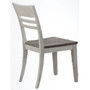Transitional Back Side Chair, Set of 2
