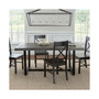 5 Piece Farmhouse Dining Set