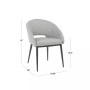 Renee Black Metal Chair