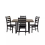5 Piece Distressed Dining Set
