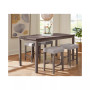 Max Meadows Laminate 5-Pc. Dining Set (Rectangular Counter Height Table & 4 Backless Stools)