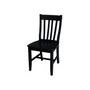 42" Dual Drop Leaf Table with 4 Slat Back Dining Chairs - 5 Piece Dining Set