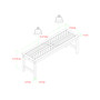 Modern Patio Dining Bench