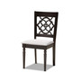 Alma Modern and Contemporary Fabric Upholstered 5 Piece Dining Set