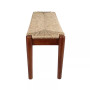 Indoor or Outdoor Seagrass Bench