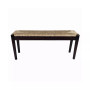 Indoor or Outdoor Seagrass Bench
