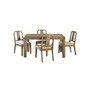 Acadia 5-pc Dining Set (Rectangular Table + 4 Side Chairs)