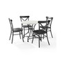 Madeleine 32" 5 Piece Dining Set With Camille Chairs
