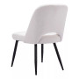 32" Steel, Polyester Teddy Boho Dining Chair