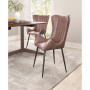 37" Steel, Polyurethane Alejandro Dining Chair