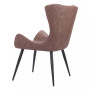 37" Steel, Polyurethane Alejandro Dining Chair