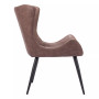 37" Steel, Polyurethane Alejandro Dining Chair
