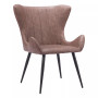 37" Steel, Polyurethane Alejandro Dining Chair
