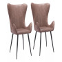 37" Steel, Polyurethane Alejandro Dining Chair