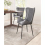 37" Steel, Polyurethane Alejandro Dining Chair