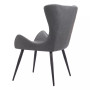37" Steel, Polyurethane Alejandro Dining Chair