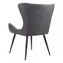 37" Steel, Polyurethane Alejandro Dining Chair