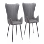 37" Steel, Polyurethane Alejandro Dining Chair