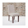 2 Pk Upholstered Rolled Back Parson'S Chair With Nailhead Trim & Finished Frame With Plastic Floor Glides