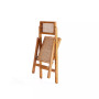Pullman 4-Piece Ash Wood and Natural Cane Folding Dining Chair