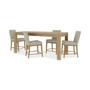 Davie Gathering Dining 5pc Set (Rectangular Table + 4 Counter Height Chair)