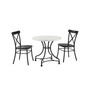 Madeleine 32" 3 Piece Dining Set With Camille Chairs