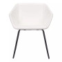 31" Steel, Polyurethane Miguel Geometric Dining Chair