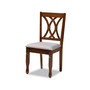 Irene Modern and Contemporary Fabric Upholstered 5 Piece Dining Set