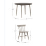 Mayson 5- Piece Dining Set with Spindle Back Chairs
