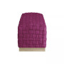 Satine Woven Bench with Metal Base