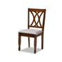 Leon Modern and Contemporary Fabric Upholstered 5 Piece Dining Set