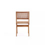 Hamlet 2-Piece Ash Wood and Natural Cane Rectangular Seat Dining Chair