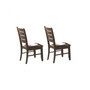 Arnaldo Slat Back Side Chairs (Set of 2)