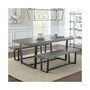 3-Piece Farmhouse Dining Set
