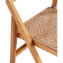 Pullman 2-Piece Ash Wood and Natural Cane Folding Dining Chair