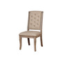 Aggate Rustic Upholstered Dining Chair (Set of 2)