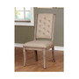 Aggate Rustic Upholstered Dining Chair (Set of 2)