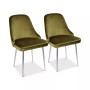 Marcel Dining Chair (Set of 2) - Chrome Finish