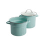 Thayer Enamel On Steel 16 Quart Steamer Pot