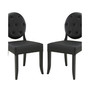 Button Dining Side Chair Set of 2