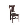 30" Round Top Pedestal Dining Table with 2 Remo Splatback Chairs, 3 Piece Dining Set