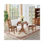 Dual Drop Leaf Table with 2 San Remo Side Chairs, Set of 3